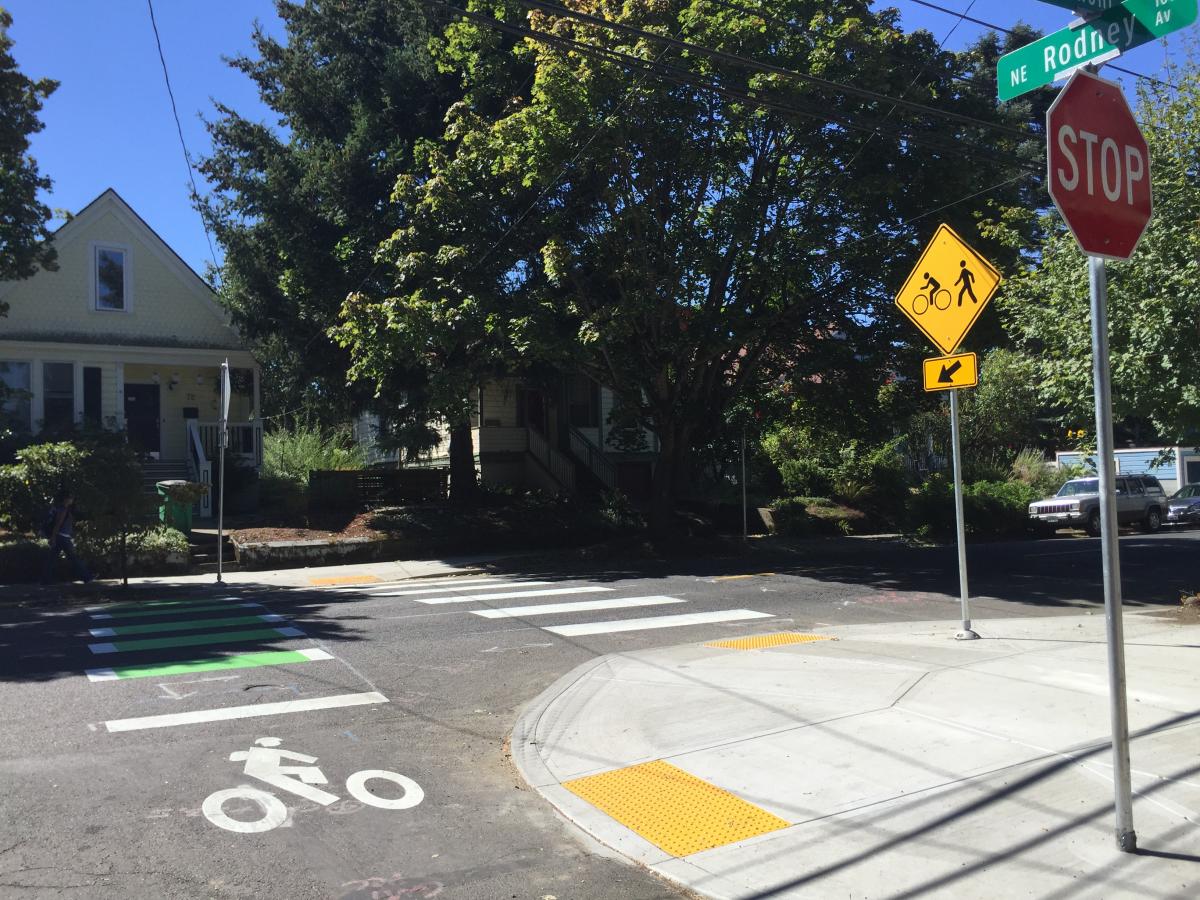 bike/ped crossing