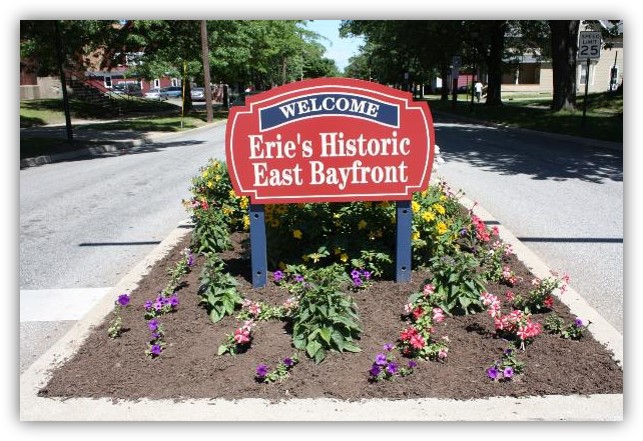 red park entry sign