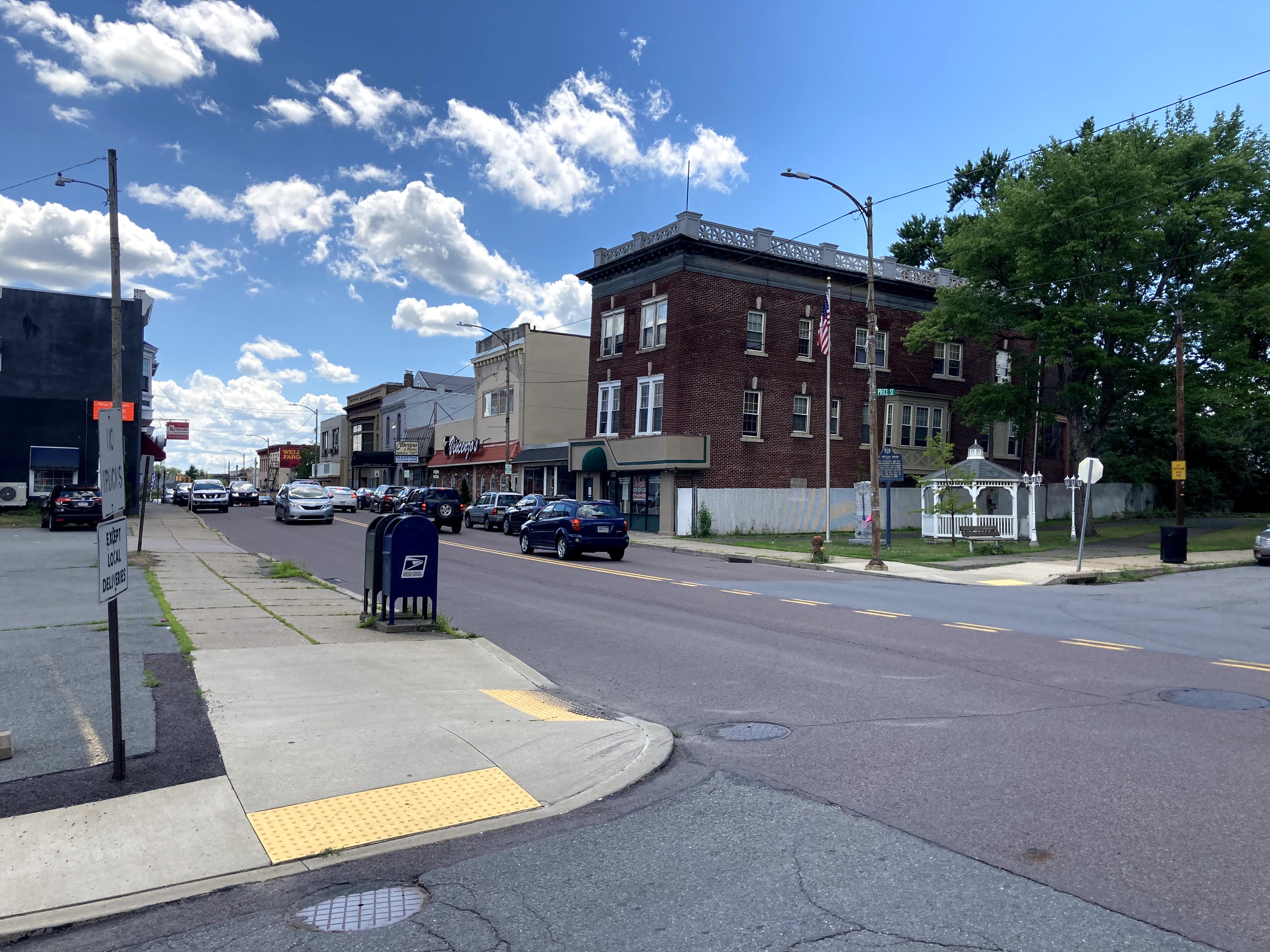 Rendering of street scape