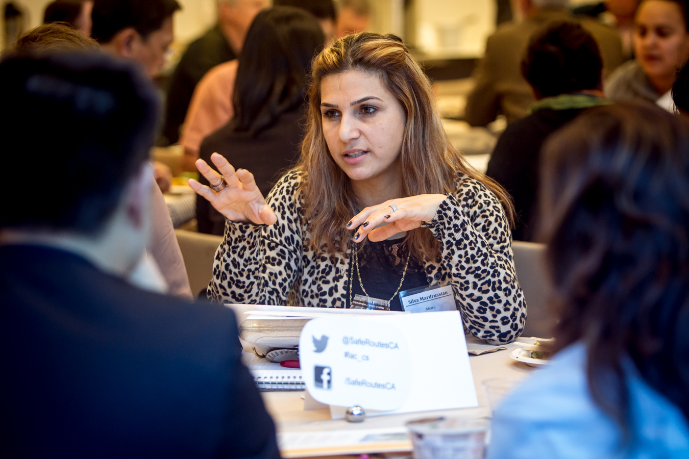 discussion at table